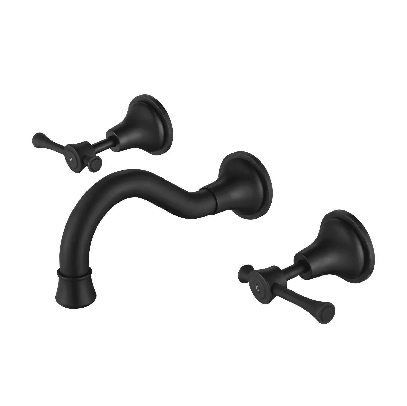 Montpellier Bath Tap Set - Ideal Bathroom CentreMON007BKMatte Black