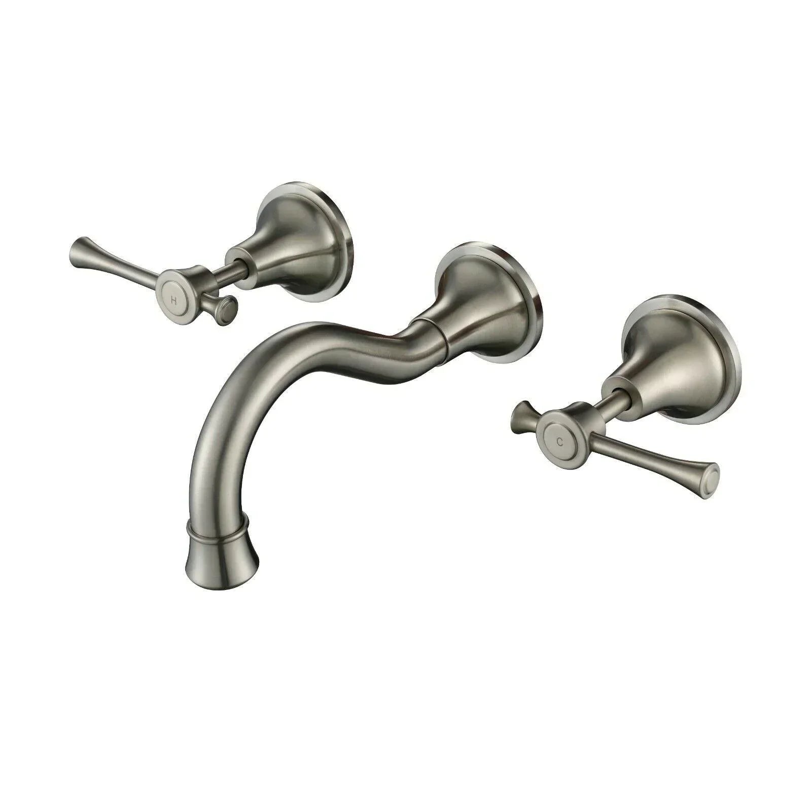 Montpellier Bath Tap Set - Ideal Bathroom CentreMON007BNBrushed Nickel