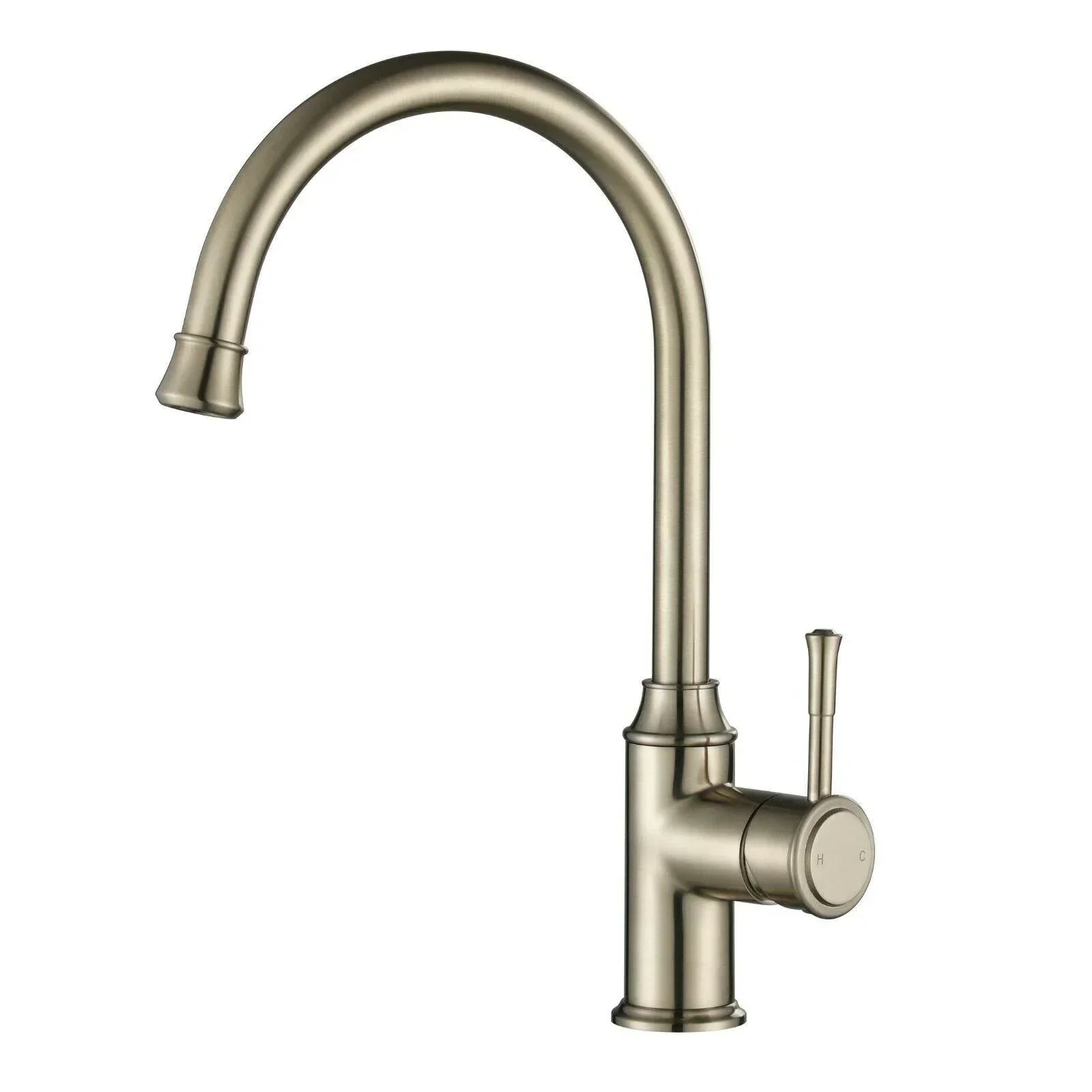 Montpellier Gooseneck Sink Mixer - Ideal Bathroom CentreMON004BNBrushed Nickel