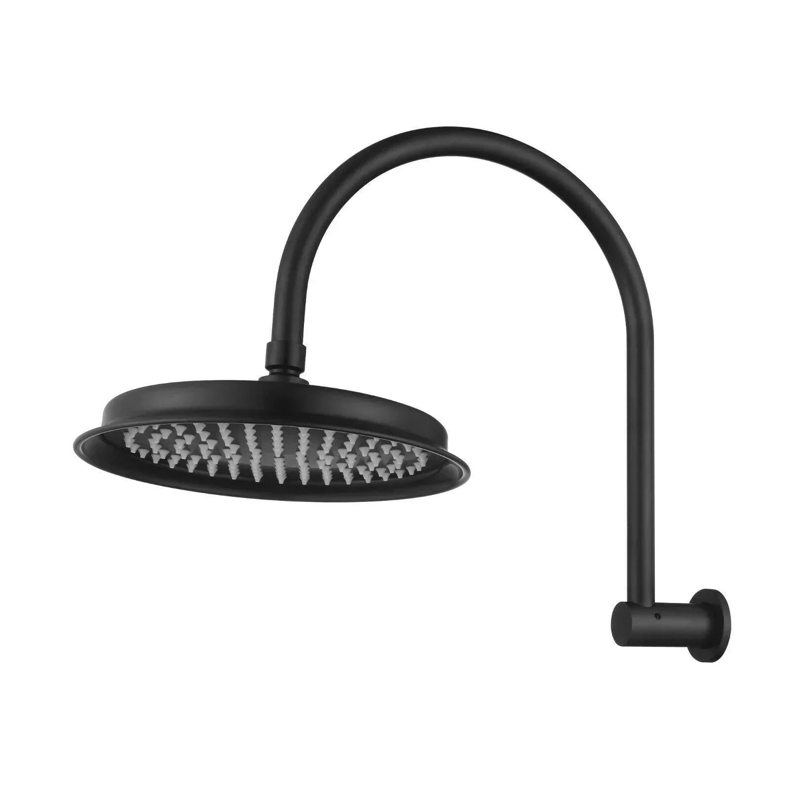Montpellier Shower Arm and Rose - Ideal Bathroom CentreMON061BKMatte Black