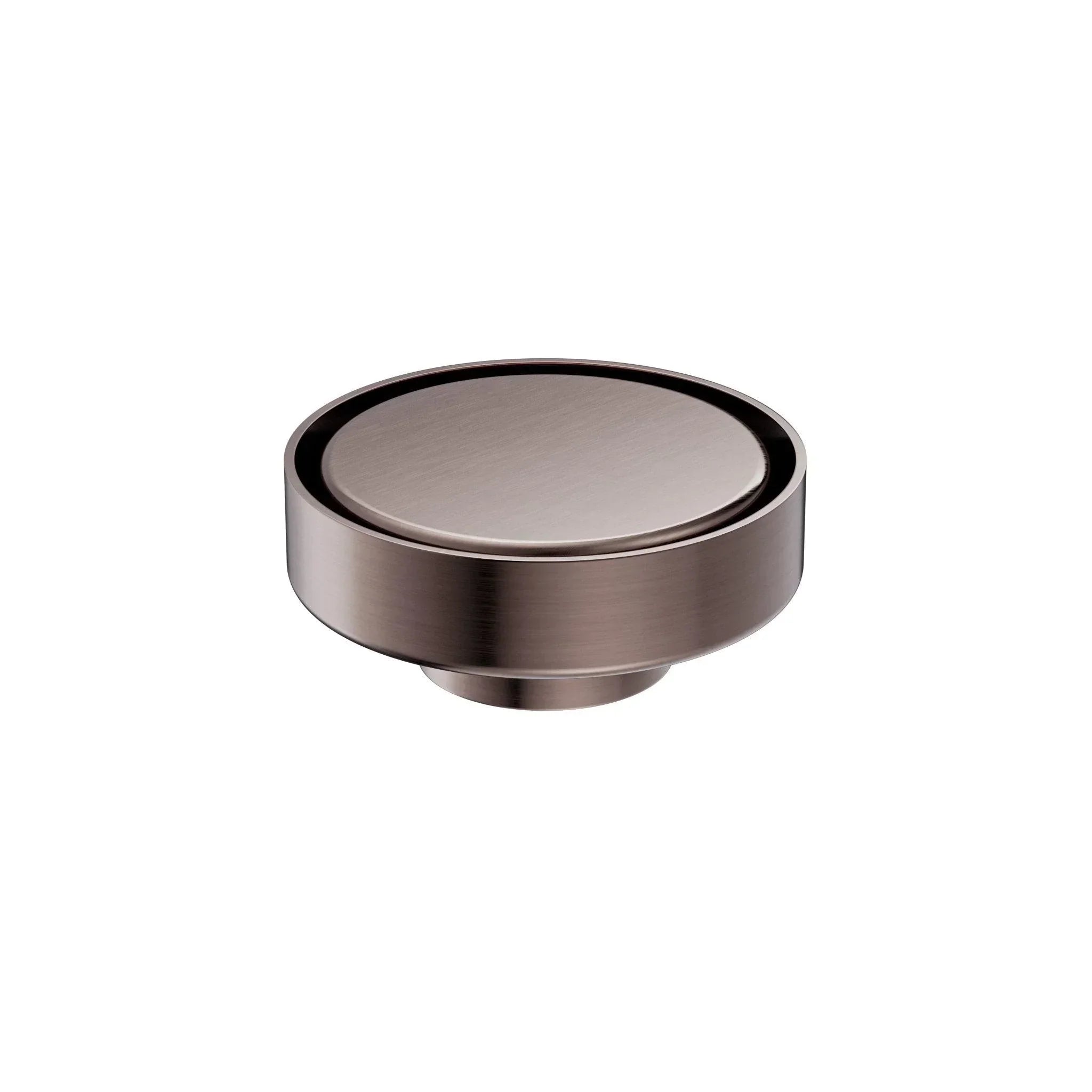 NERO 100MM ROUND TILE INSERT FLOOR WASTE 50MM OUTLET BRUSHED BRONZE - Ideal Bathroom CentreNRFW003BZ