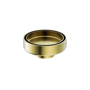 NERO 100MM ROUND TILE INSERT FLOOR WASTE 50MM OUTLET BRUSHED GOLD - Ideal Bathroom CentreNRFW003BG