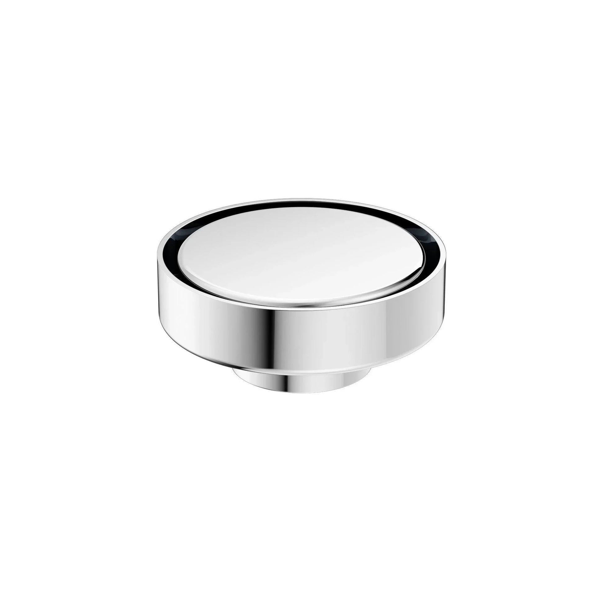 NERO 100MM ROUND TILE INSERT FLOOR WASTE 50MM OUTLET CHROME - Ideal Bathroom CentreNRFW003CH