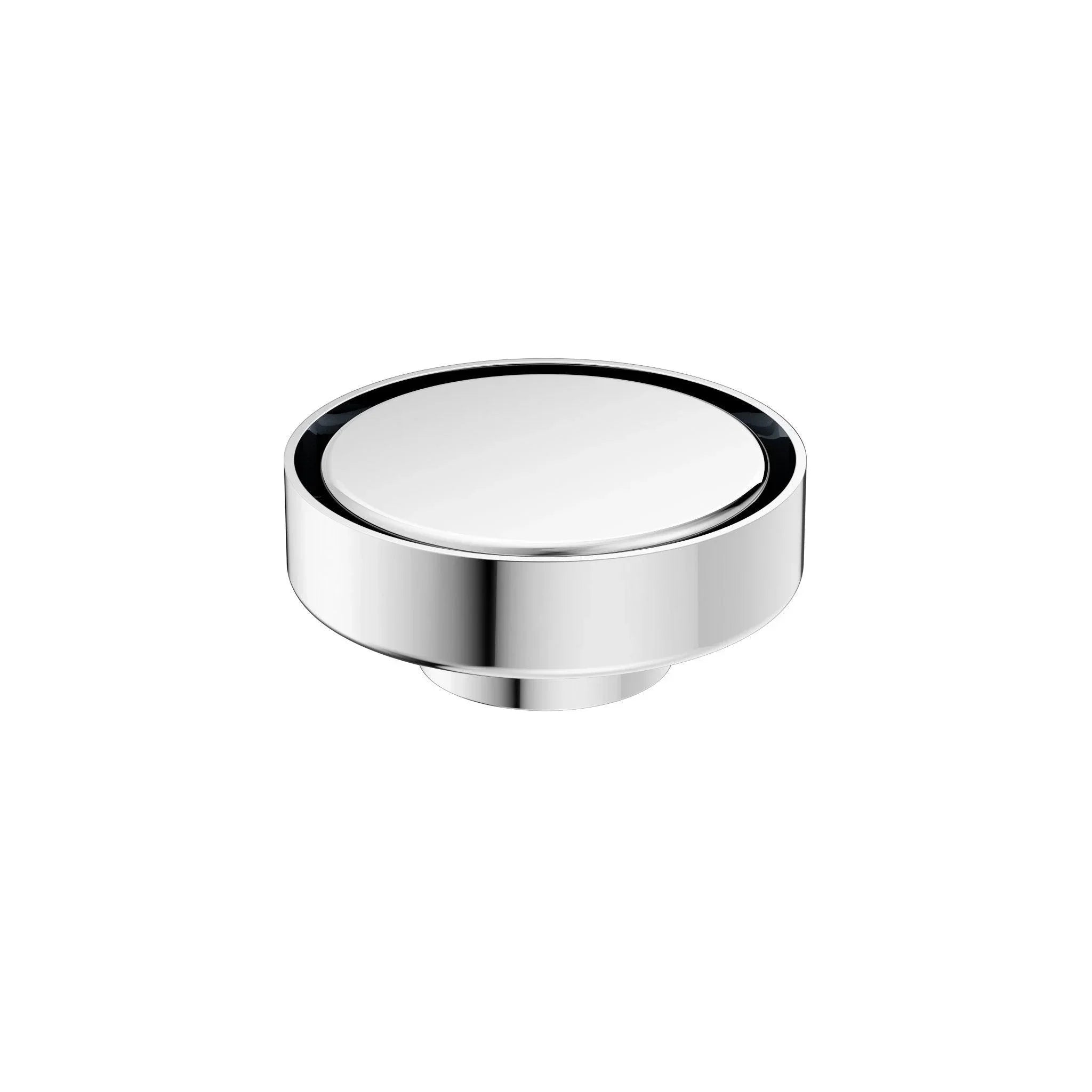 NERO 100MM ROUND TILE INSERT FLOOR WASTE 50MM OUTLET CHROME - Ideal Bathroom CentreNRFW003CH