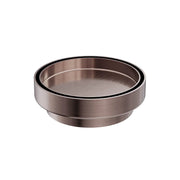 NERO 130MM ROUND TILE INSERT FLOOR WASTE 100MM OUTLET BRUSHED BRONZE - Ideal Bathroom CentreNRFW005BZ