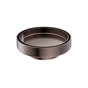 NERO 130MM ROUND TILE INSERT FLOOR WASTE 80MM OUTLET BRUSHED BRONZE - Ideal Bathroom CentreNRFW004BZ
