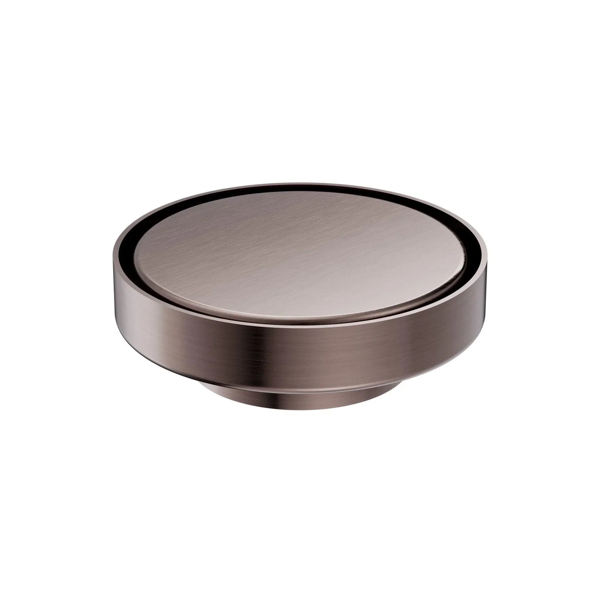 NERO 130MM ROUND TILE INSERT FLOOR WASTE 80MM OUTLET BRUSHED BRONZE - Ideal Bathroom CentreNRFW004BZ