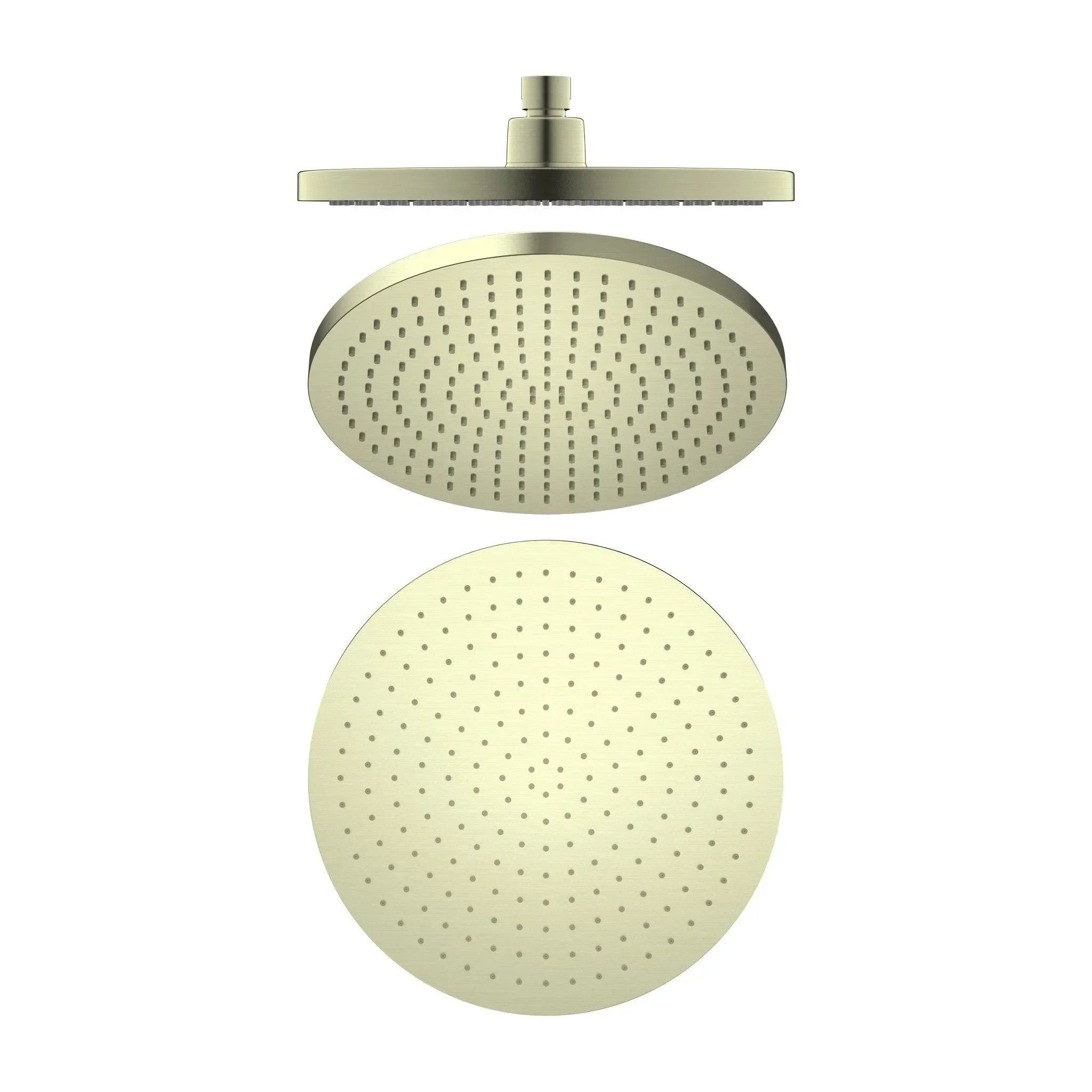 NERO 230MM AIR SHOWER HEAD BRUSHED GOLD - Ideal Bathroom CentreNR508076BG