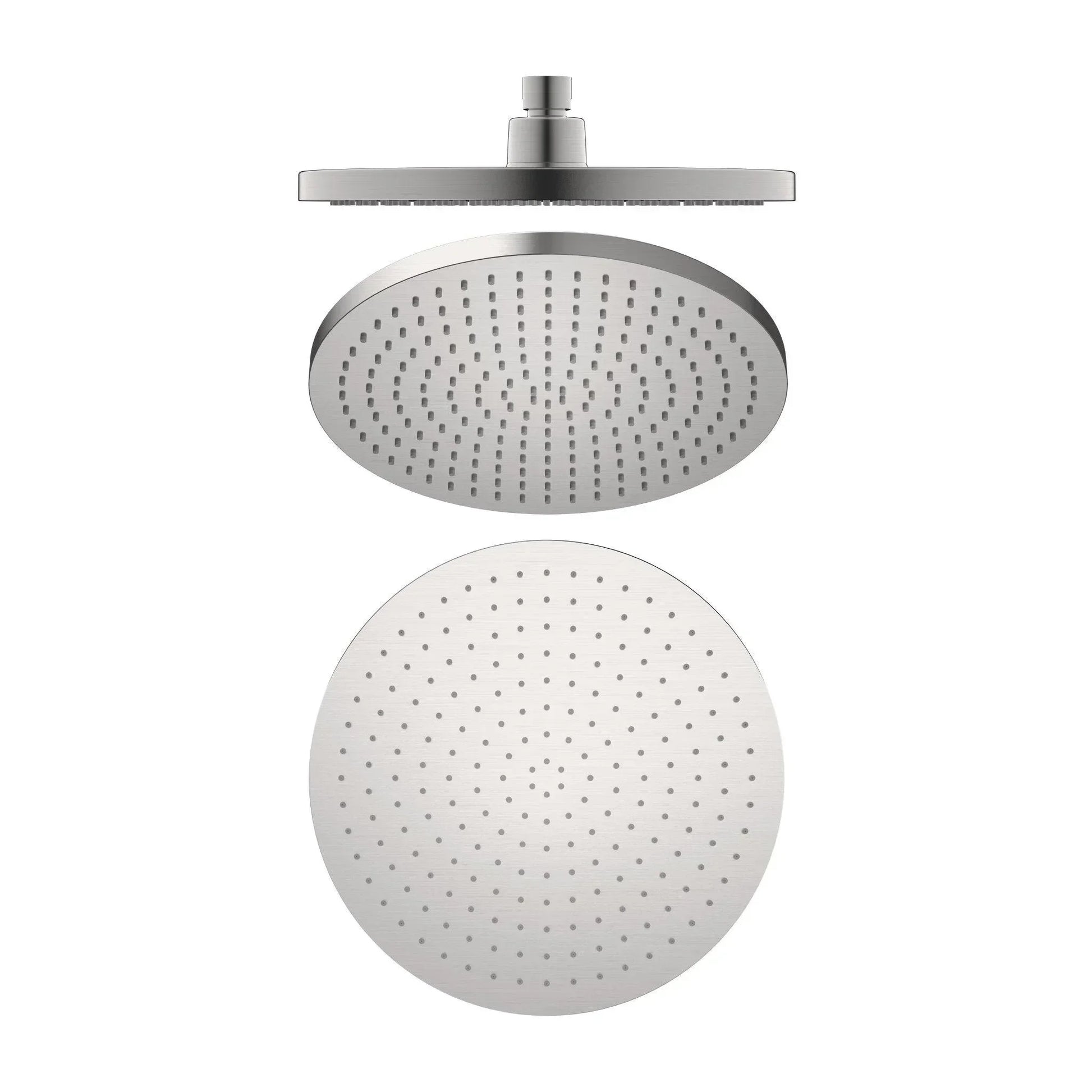 NERO 230MM AIR SHOWER HEAD BRUSHED NICKEL - Ideal Bathroom CentreNR508076BN
