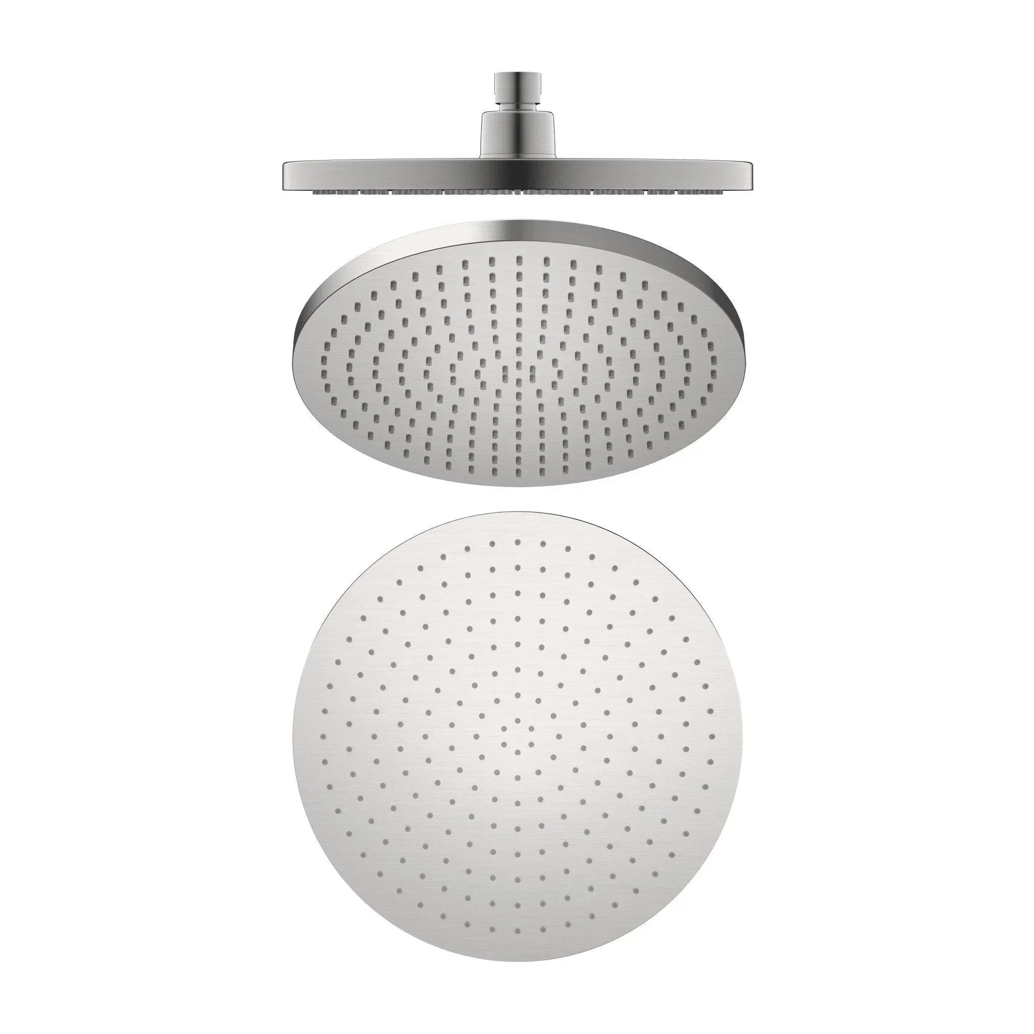 NERO 230MM AIR SHOWER HEAD BRUSHED NICKEL - Ideal Bathroom CentreNR508076BN