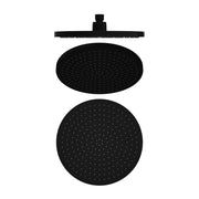 NERO 230MM AIR SHOWER HEAD MATTE BLACK - Ideal Bathroom CentreNR508076MB