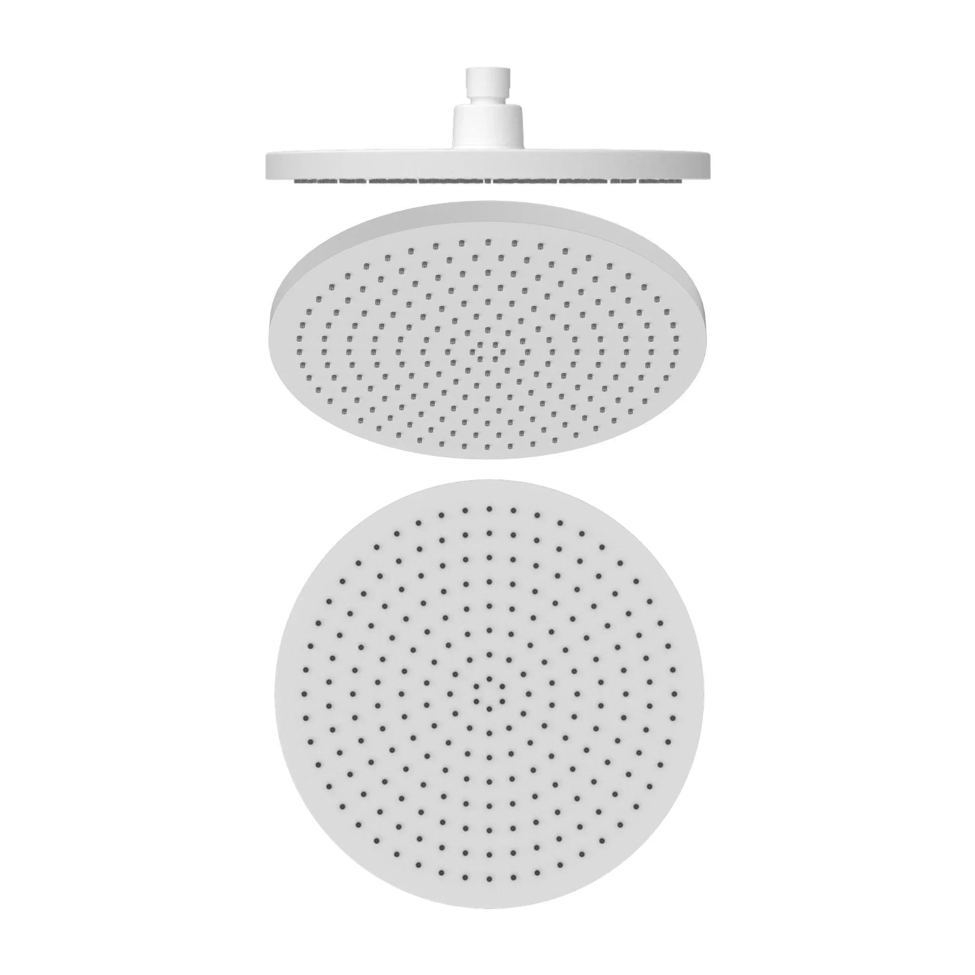 NERO 230MM AIR SHOWER HEAD MATTE WHITE - Ideal Bathroom CentreNR508076MW