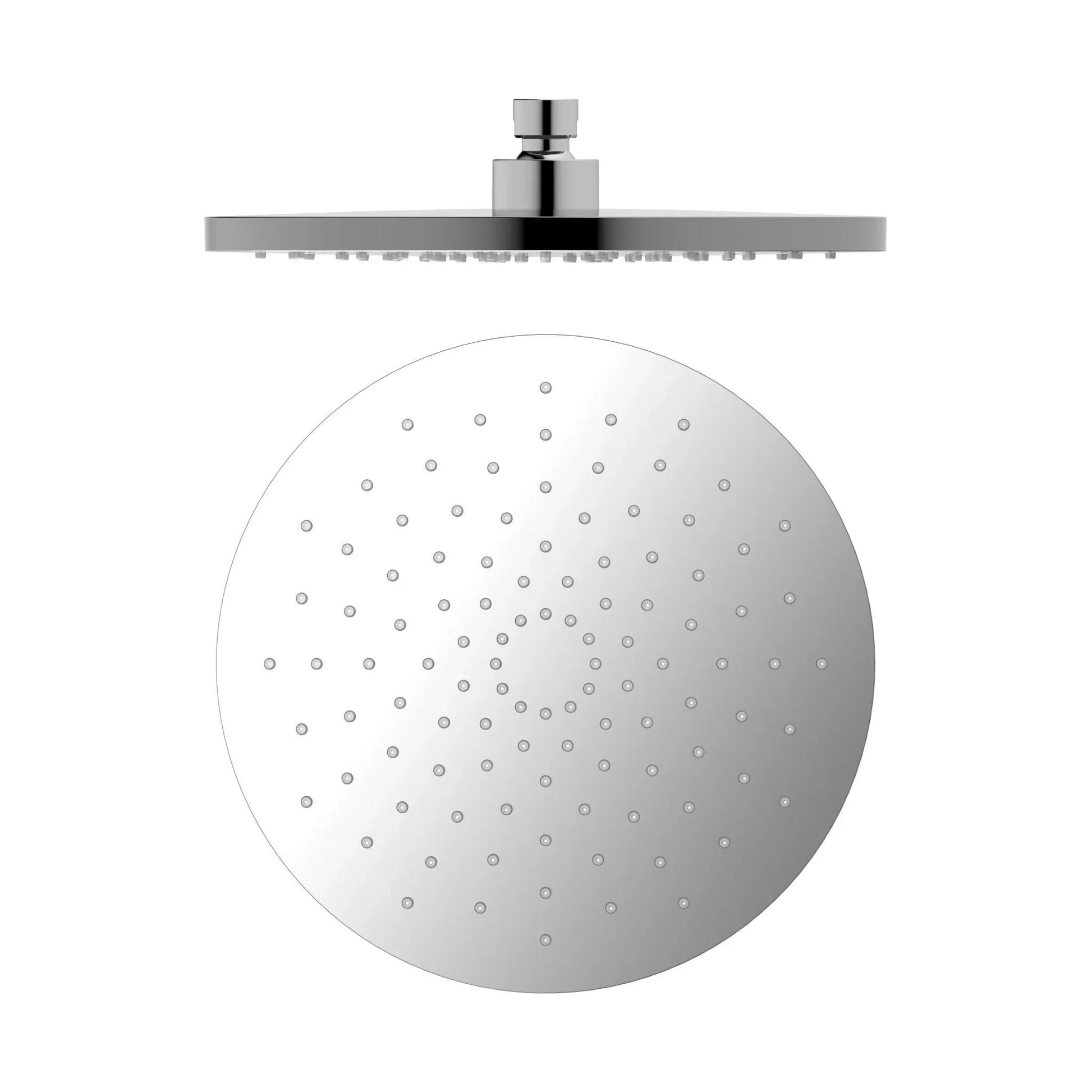 NERO 250MM ABS ROUND SHOWER HEAD CHROME - Ideal Bathroom CentreNR508088CH