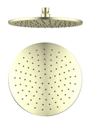 NERO 250MM ROUND SHOWER HEAD BRUSHED GOLD - Ideal Bathroom CentreNRROA1001BG
