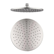 NERO 250MM ROUND SHOWER HEAD BRUSHED NICKEL - Ideal Bathroom CentreNRROA1001BN