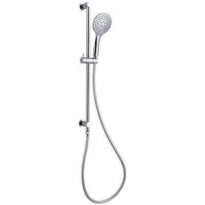 NERO 3 FUNCTION SHOWER RAIL CHROME - Ideal Bathroom CentreNR314CH