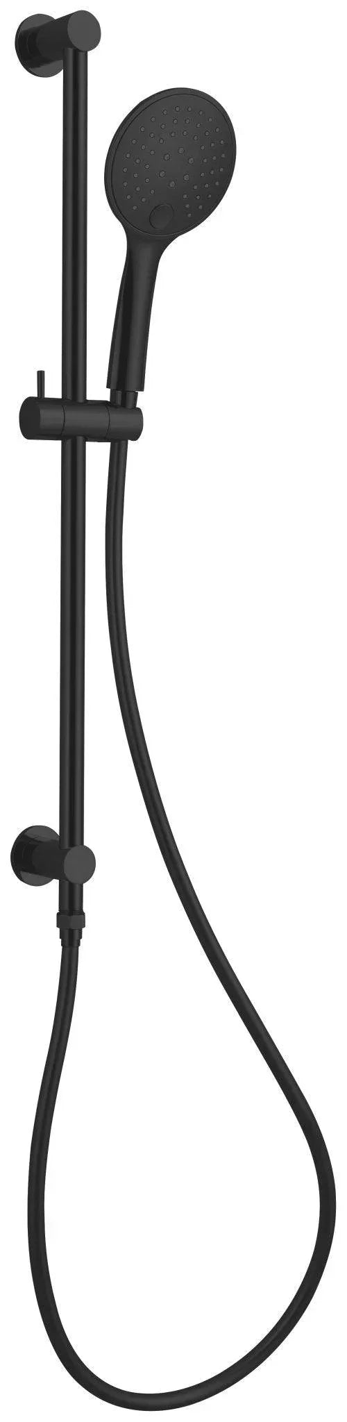 NERO 3 FUNCTION SHOWER RAIL MATTE BLACK - Ideal Bathroom CentreNR314MB