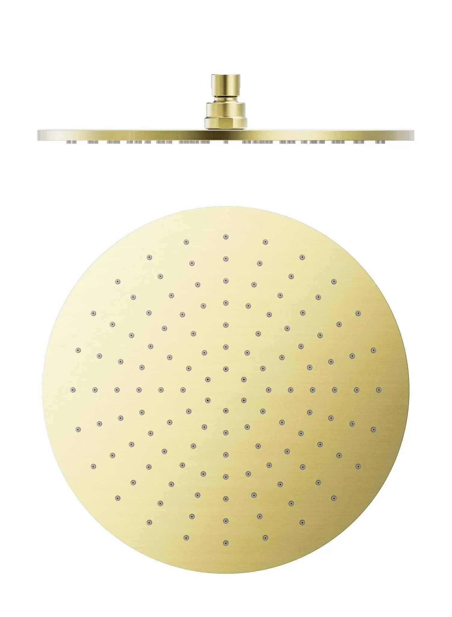 NERO 300MM ROUND SHOWER HEAD BRUSHED GOLD - Ideal Bathroom CentreNRROA1202BG