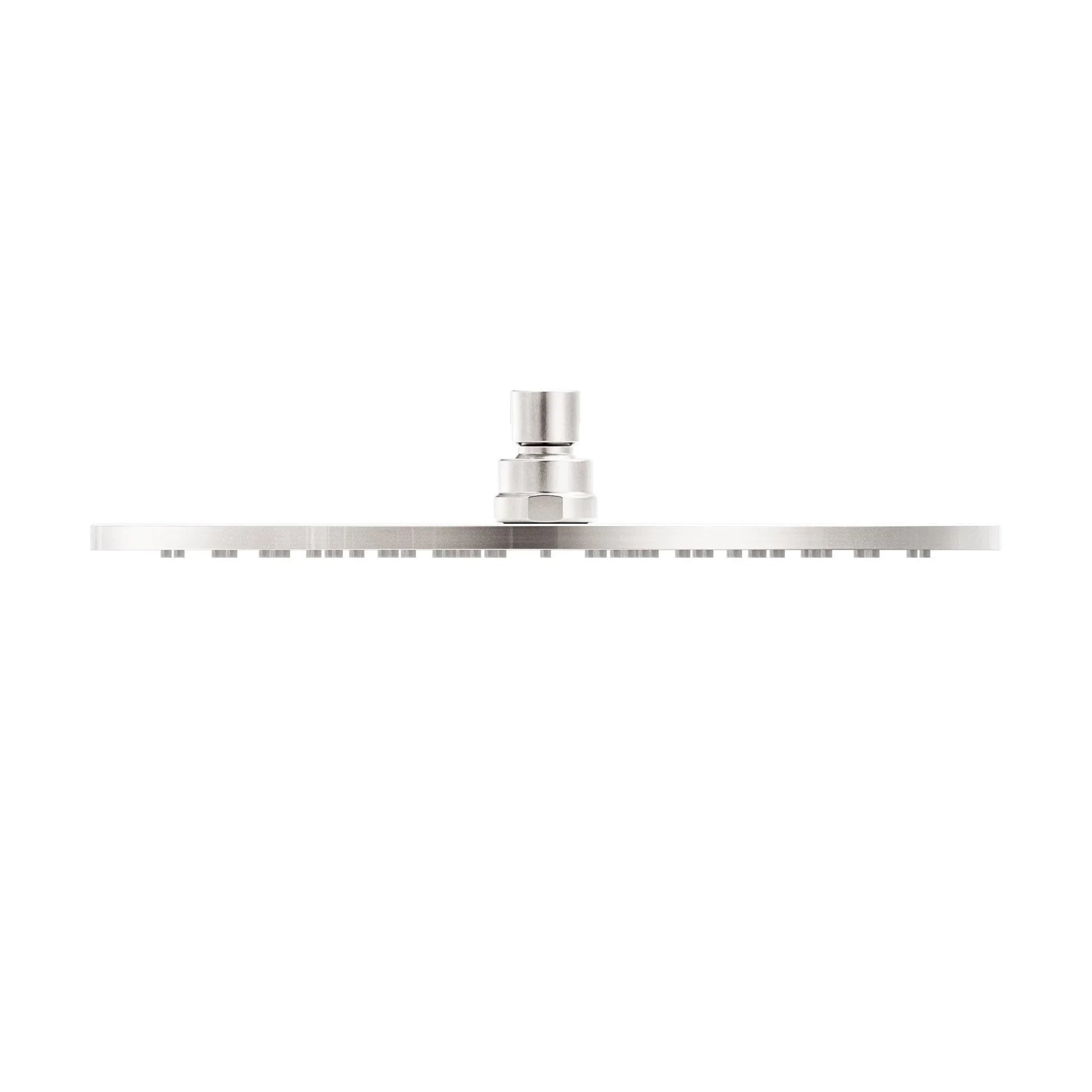 NERO 300MM ROUND SHOWER HEAD BRUSHED NICKEL - Ideal Bathroom CentreNRROA1202BN