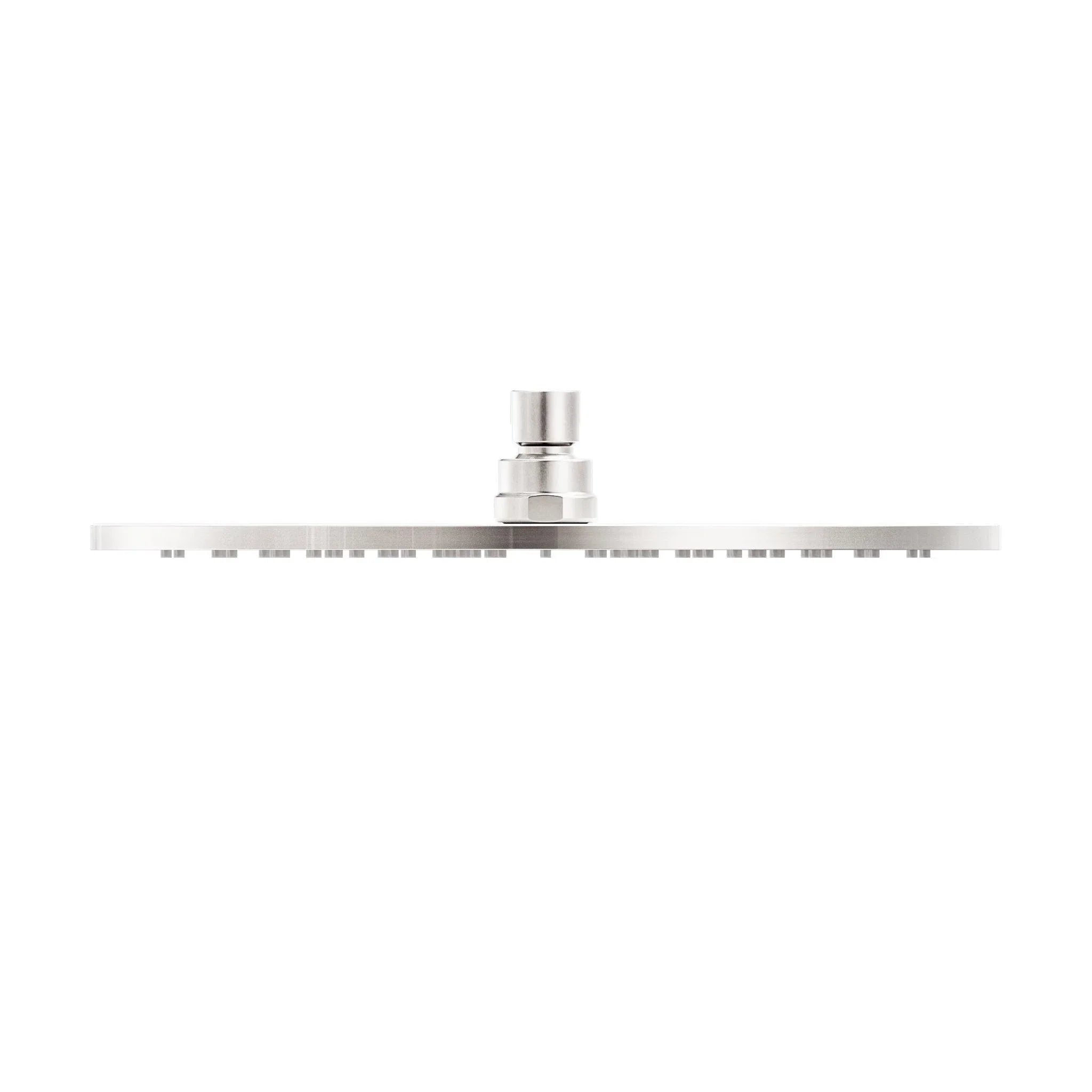 NERO 300MM ROUND SHOWER HEAD BRUSHED NICKEL - Ideal Bathroom CentreNRROA1202BN