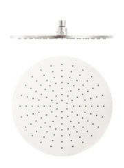 NERO 300MM ROUND SHOWER HEAD BRUSHED NICKEL - Ideal Bathroom CentreNRROA1202BN