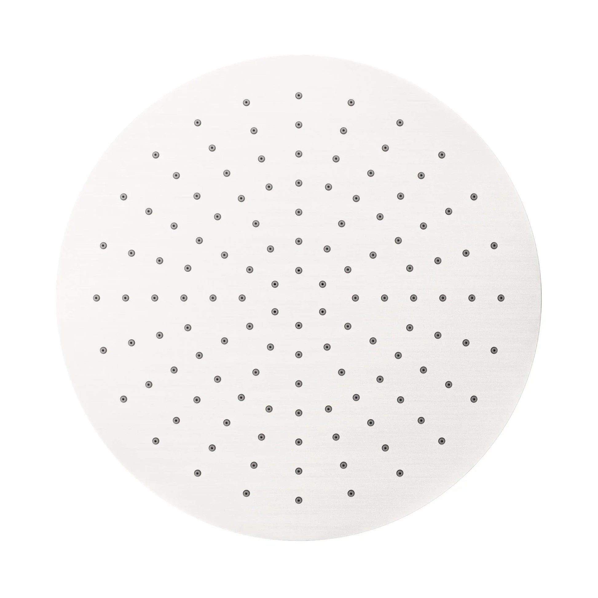 NERO 300MM ROUND SHOWER HEAD BRUSHED NICKEL - Ideal Bathroom CentreNRROA1202BN