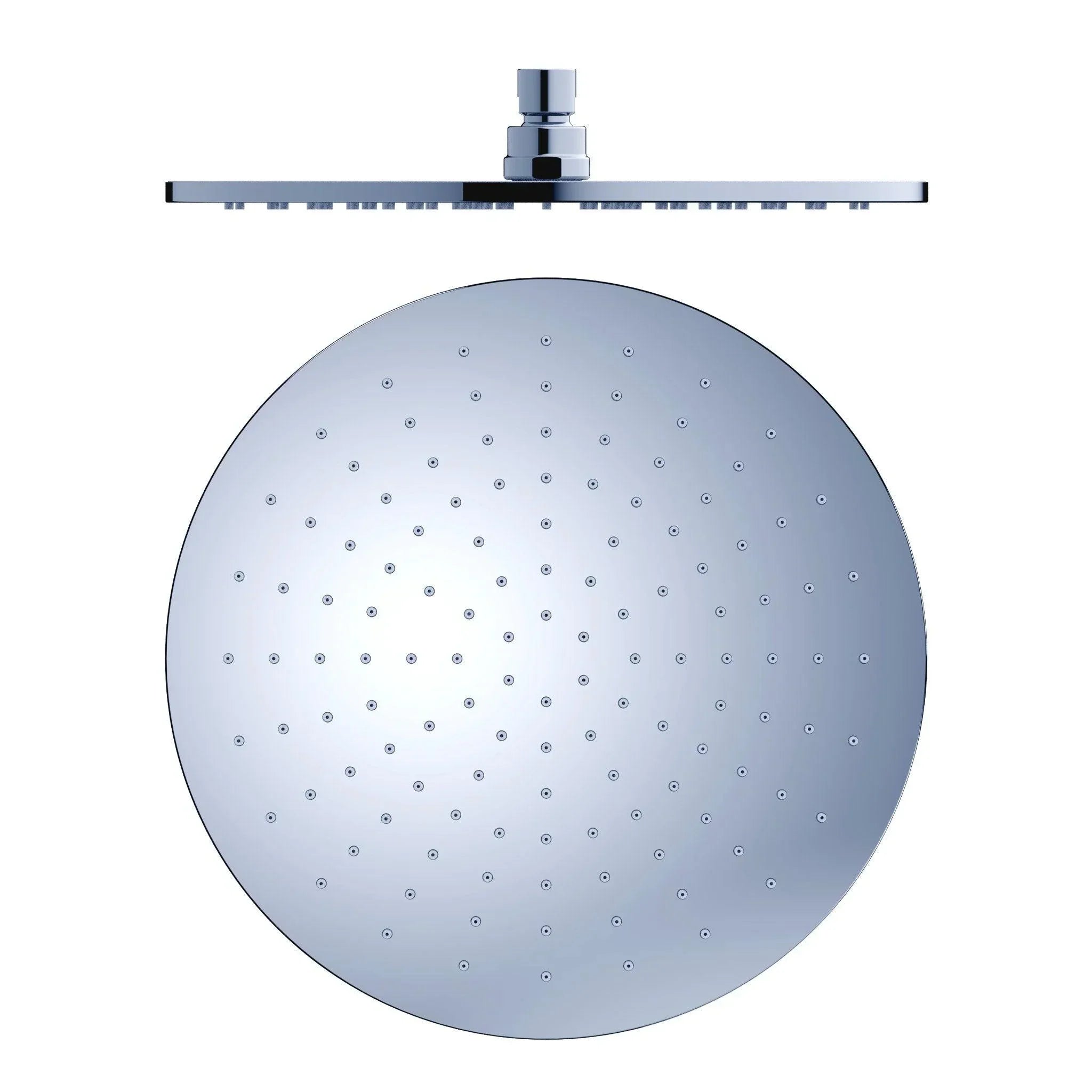 NERO 300MM ROUND SHOWER HEAD CHROME - Ideal Bathroom CentreNRROA1202CH