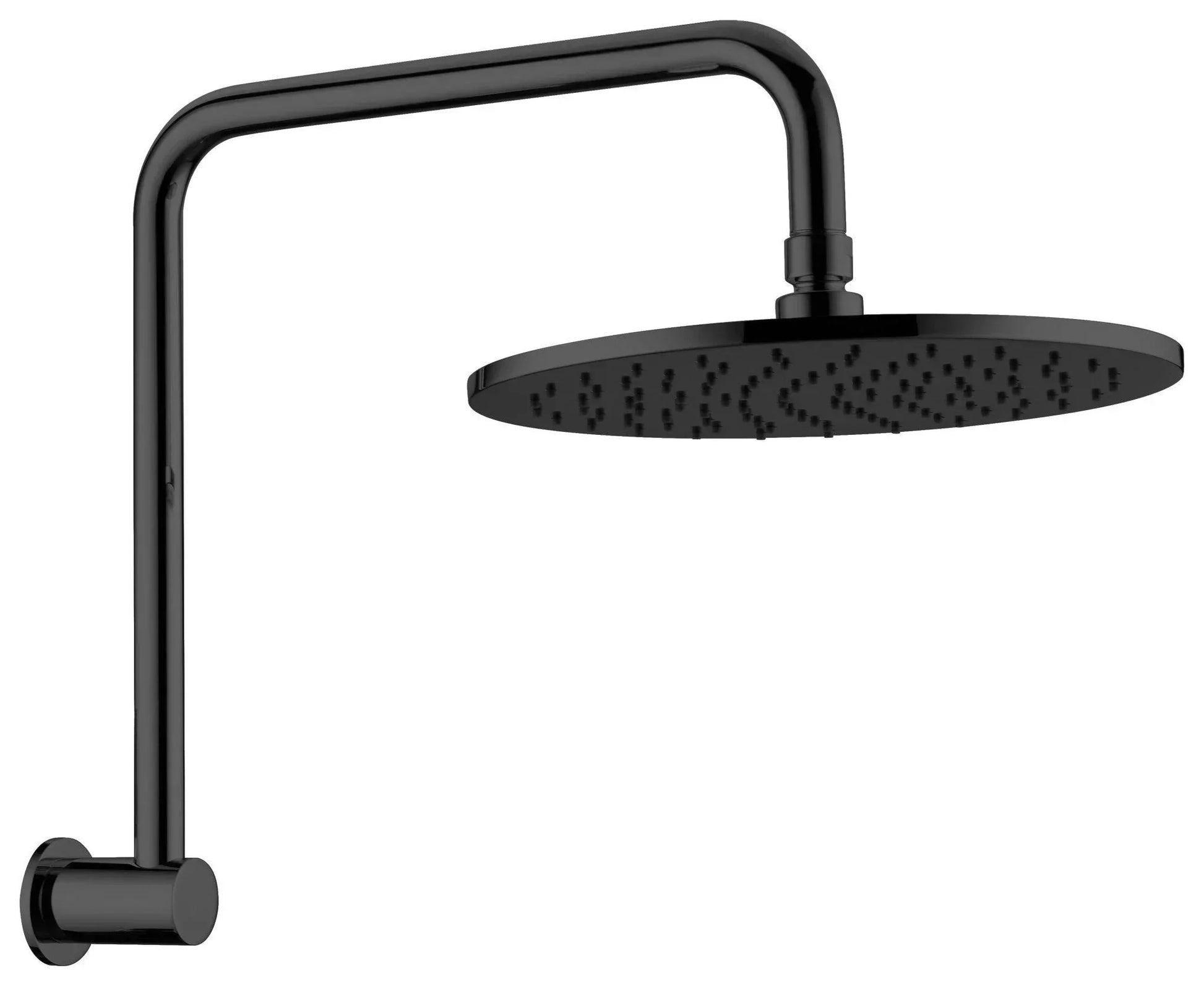 NERO 300MM ROUND SHOWER HEAD MATTE BLACK - Ideal Bathroom CentreNRROA1202MB