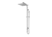 NERO ASTRA RAIN SQUARE TWIN SHOWER SINGLE HOSE CHROME - Ideal Bathroom CentreNR281305cCH