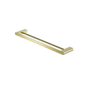 NERO BIANCA DOUBLE TOWEL RAIL 600MM BRUSHED GOLD - Ideal Bathroom CentreNR9024dBG