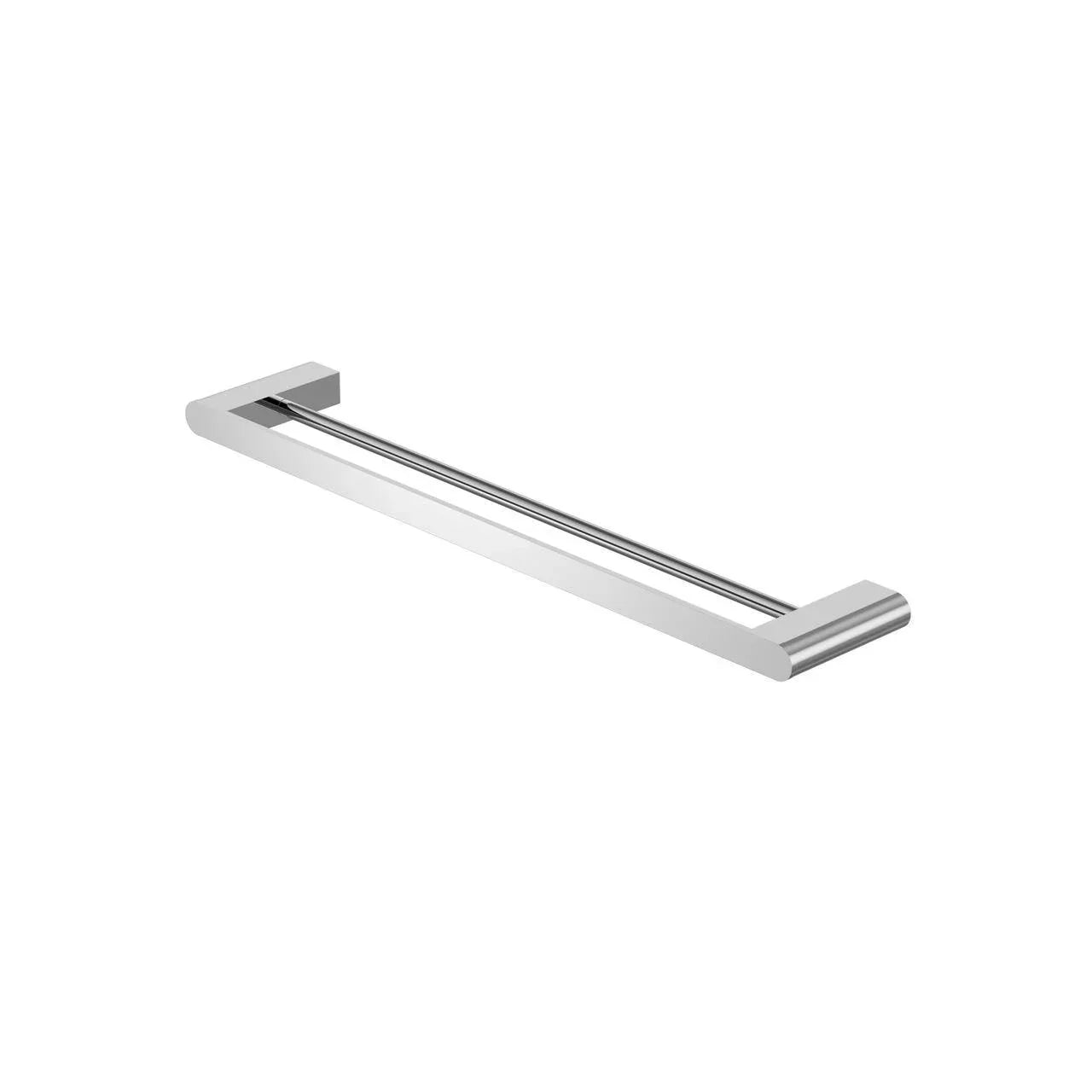NERO BIANCA DOUBLE TOWEL RAIL 600MM CHROME - Ideal Bathroom CentreNR9024dCH