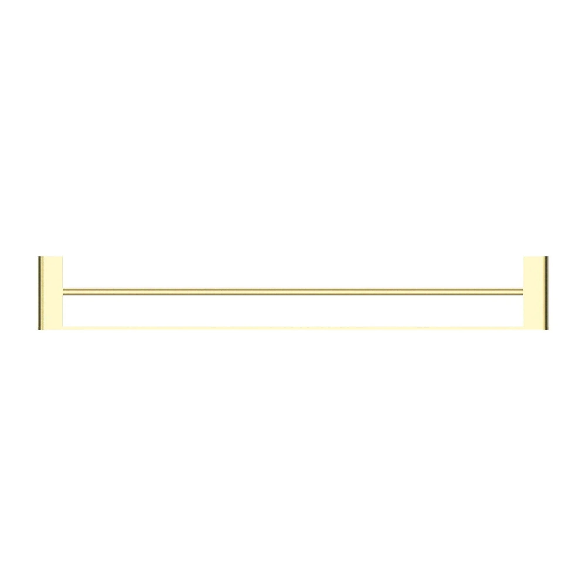 NERO BIANCA DOUBLE TOWEL RAIL 800MM BRUSHED GOLD - Ideal Bathroom CentreNR9030dBG