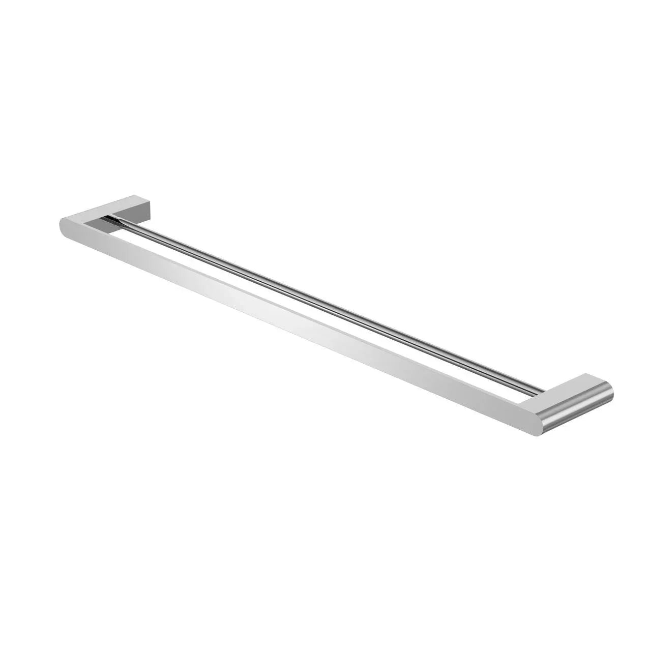 NERO BIANCA DOUBLE TOWEL RAIL 800MM CHROME - Ideal Bathroom CentreNR9030dCH