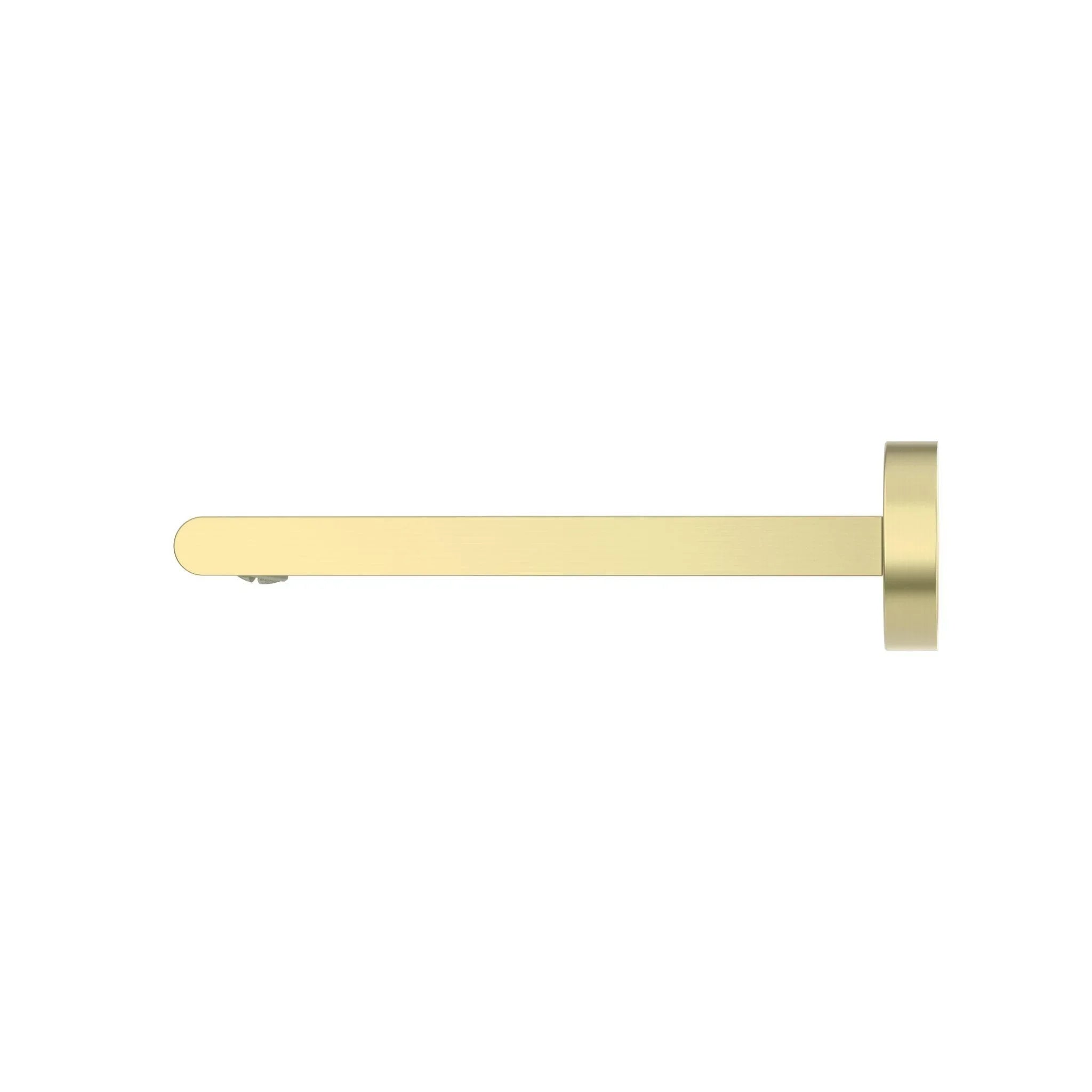 NERO BIANCA FIXED BASIN/BATH SPOUT ONLY 200MM BRUSHED GOLD - Ideal Bathroom CentreNR321503BG