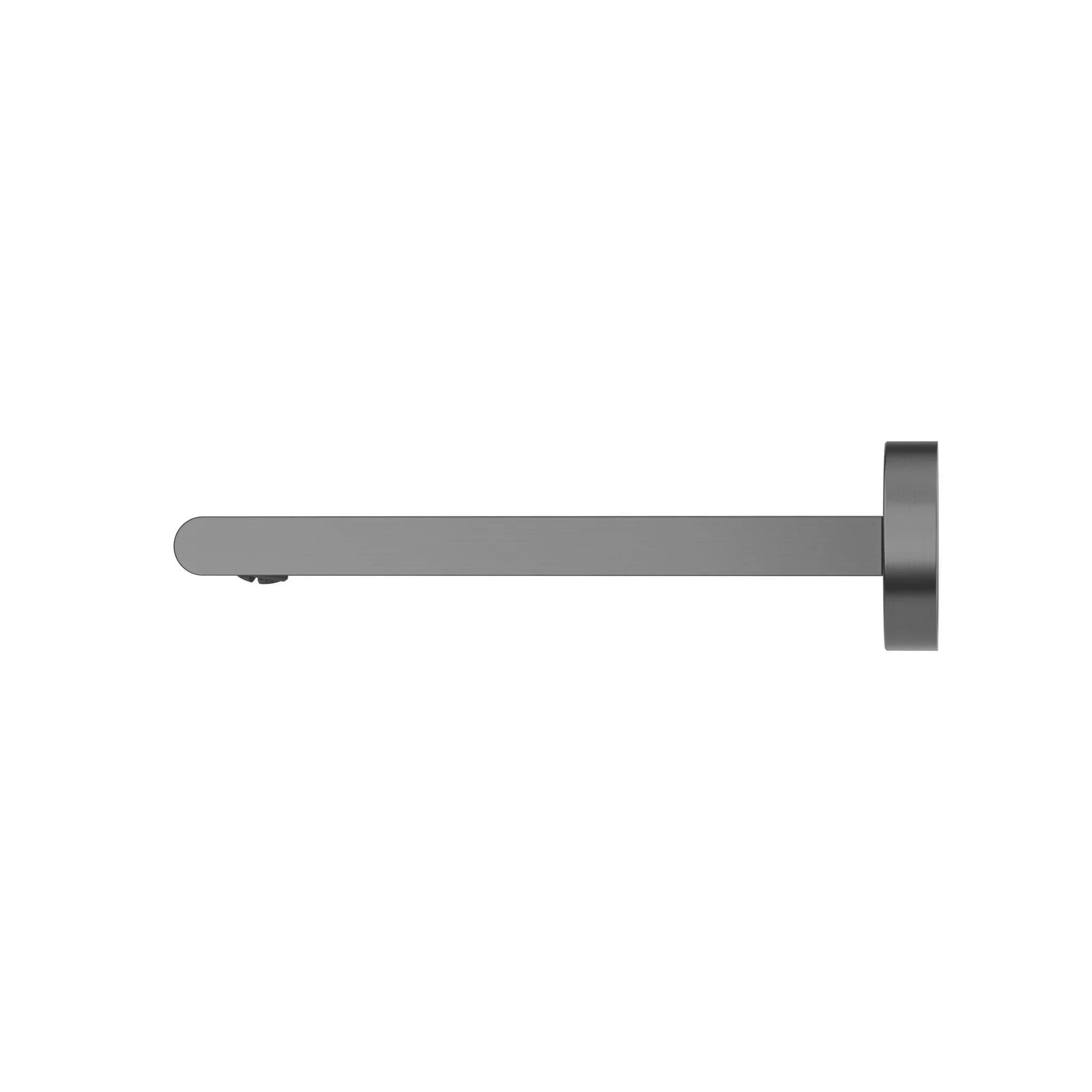 NERO BIANCA FIXED BASIN/BATH SPOUT ONLY 200MM GUN METAL - Ideal Bathroom CentreNR321503GM