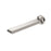 NERO BIANCA FIXED BASIN/BATH SPOUT ONLY 240MM BRUSHED NICKEL - Ideal Bathroom CentreNR321503bBN