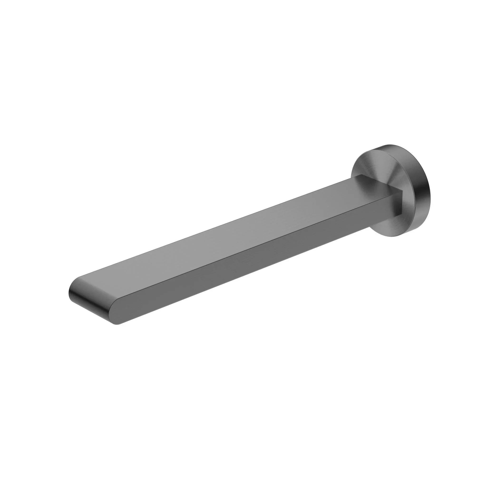 NERO BIANCA FIXED BASIN/BATH SPOUT ONLY 240MM GUN METAL - Ideal Bathroom CentreNR321503bGM
