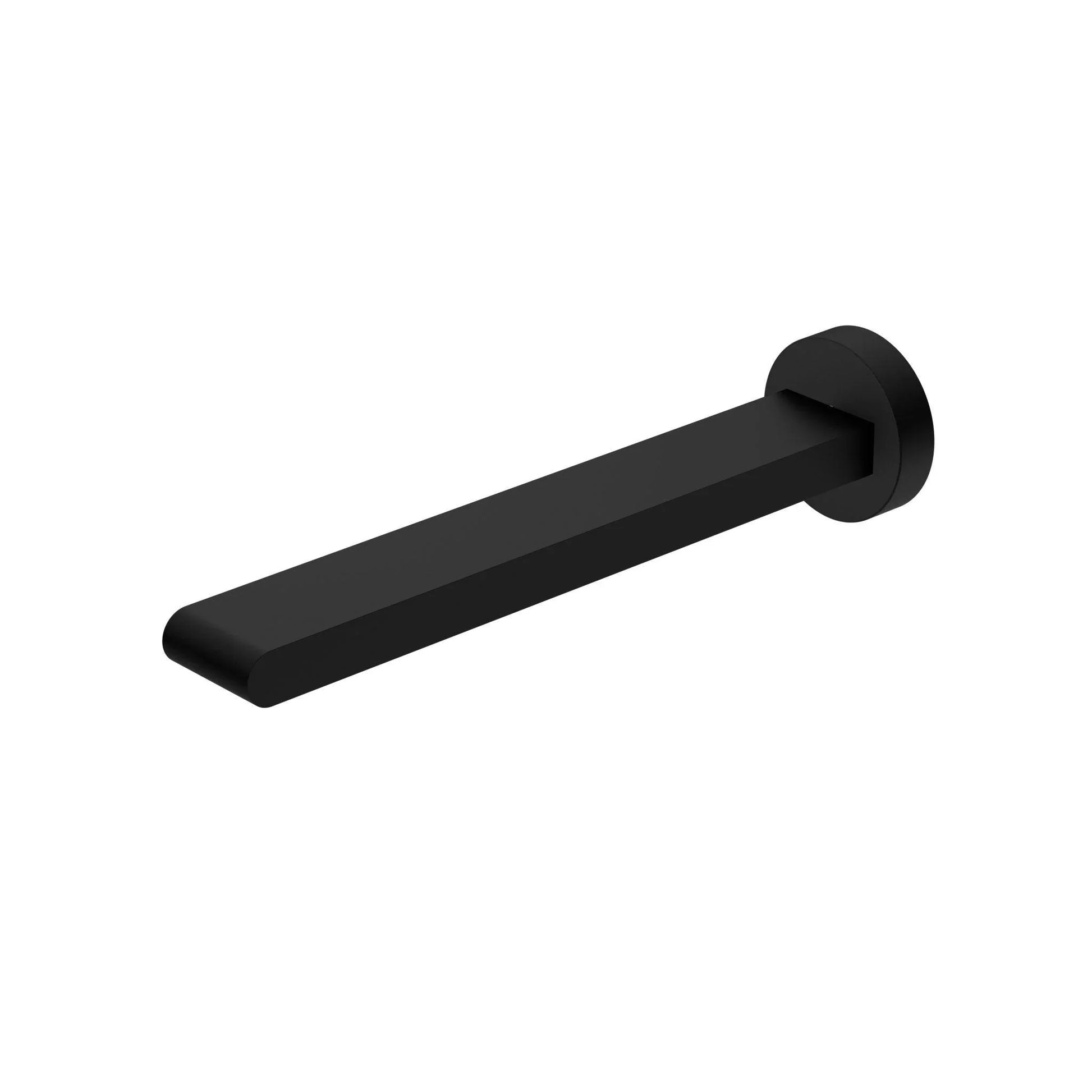NERO BIANCA FIXED BASIN/BATH SPOUT ONLY 240MM MATTE BLACK - Ideal Bathroom CentreNR321503bMB