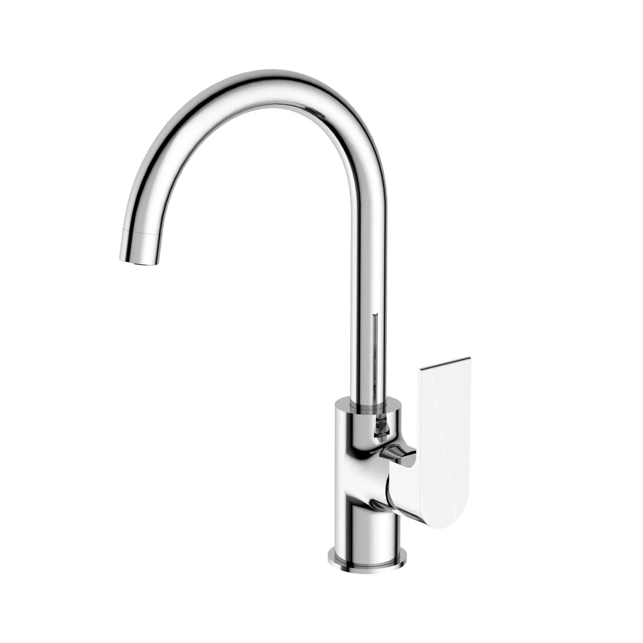 NERO BIANCA KTICHEN MIXER GOOSENECK SPOUT CHROME - Ideal Bathroom CentreNR321506CH