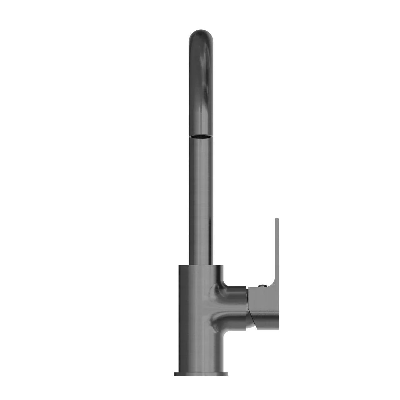 NERO BIANCA KTICHEN MIXER GOOSENECK SPOUT GUN METAL - Ideal Bathroom CentreNR321506GM