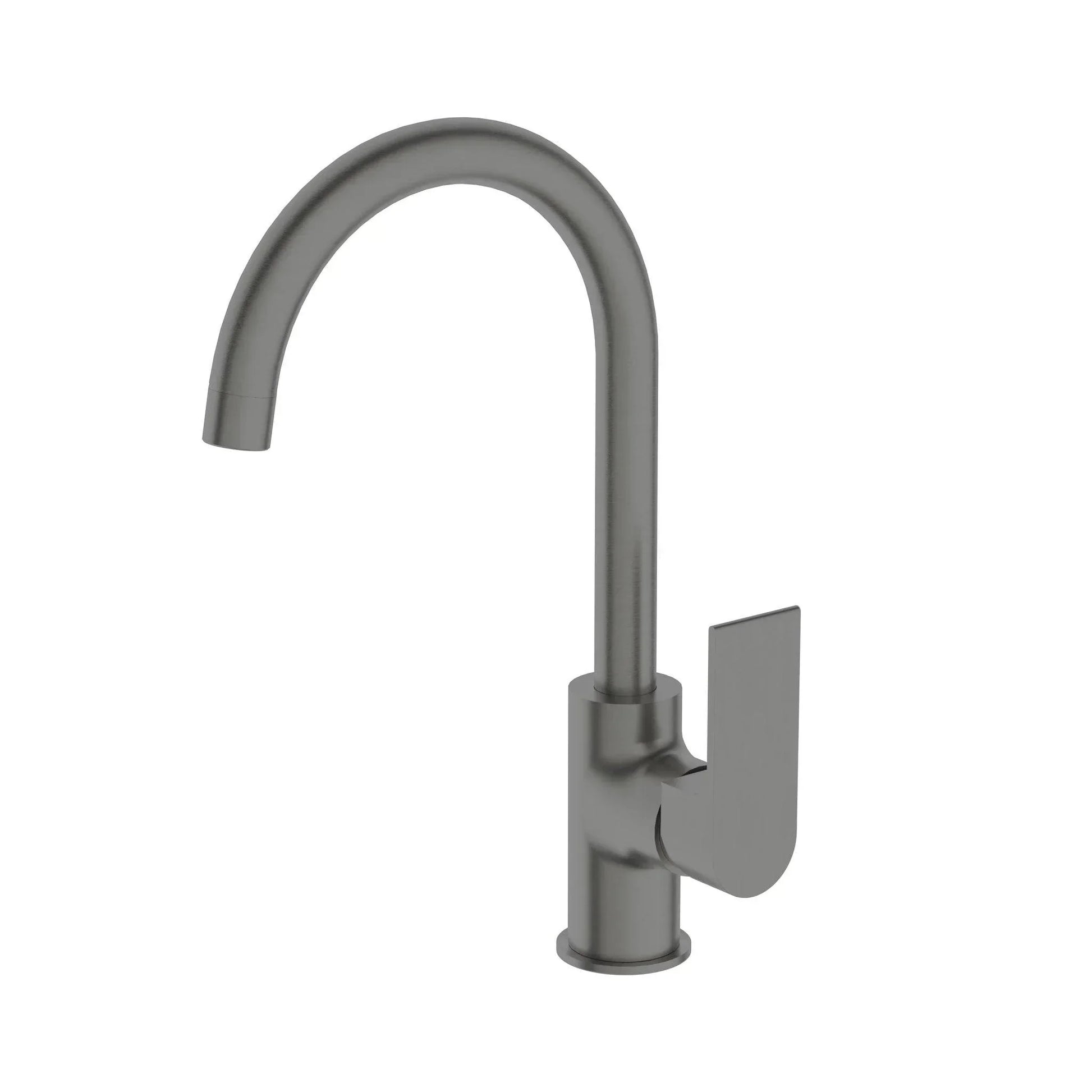 NERO BIANCA KTICHEN MIXER GOOSENECK SPOUT GUN METAL - Ideal Bathroom CentreNR321506GM