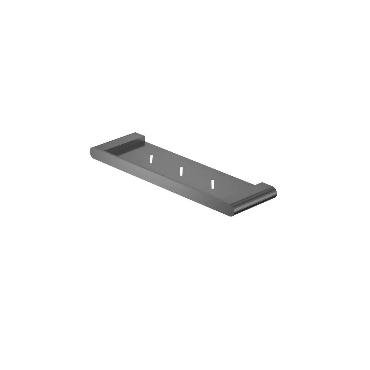 NERO BIANCA METAL SHOWER SHELF GUN METAL - Ideal Bathroom CentreNR9087aGM