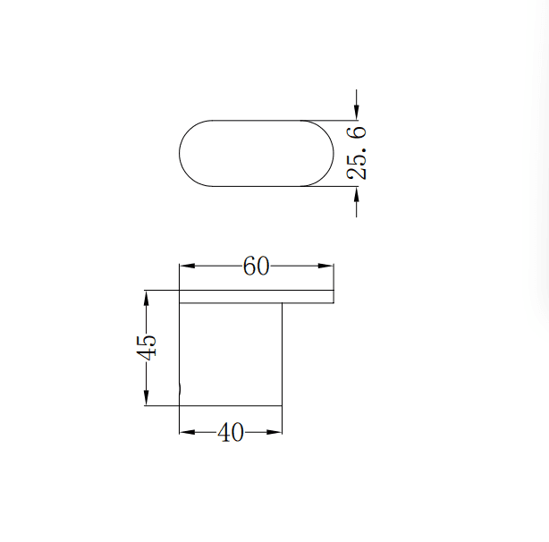 NERO BIANCA ROBE HOOK BRUSHED NICKEL - Ideal Bathroom CentreNR9082BN