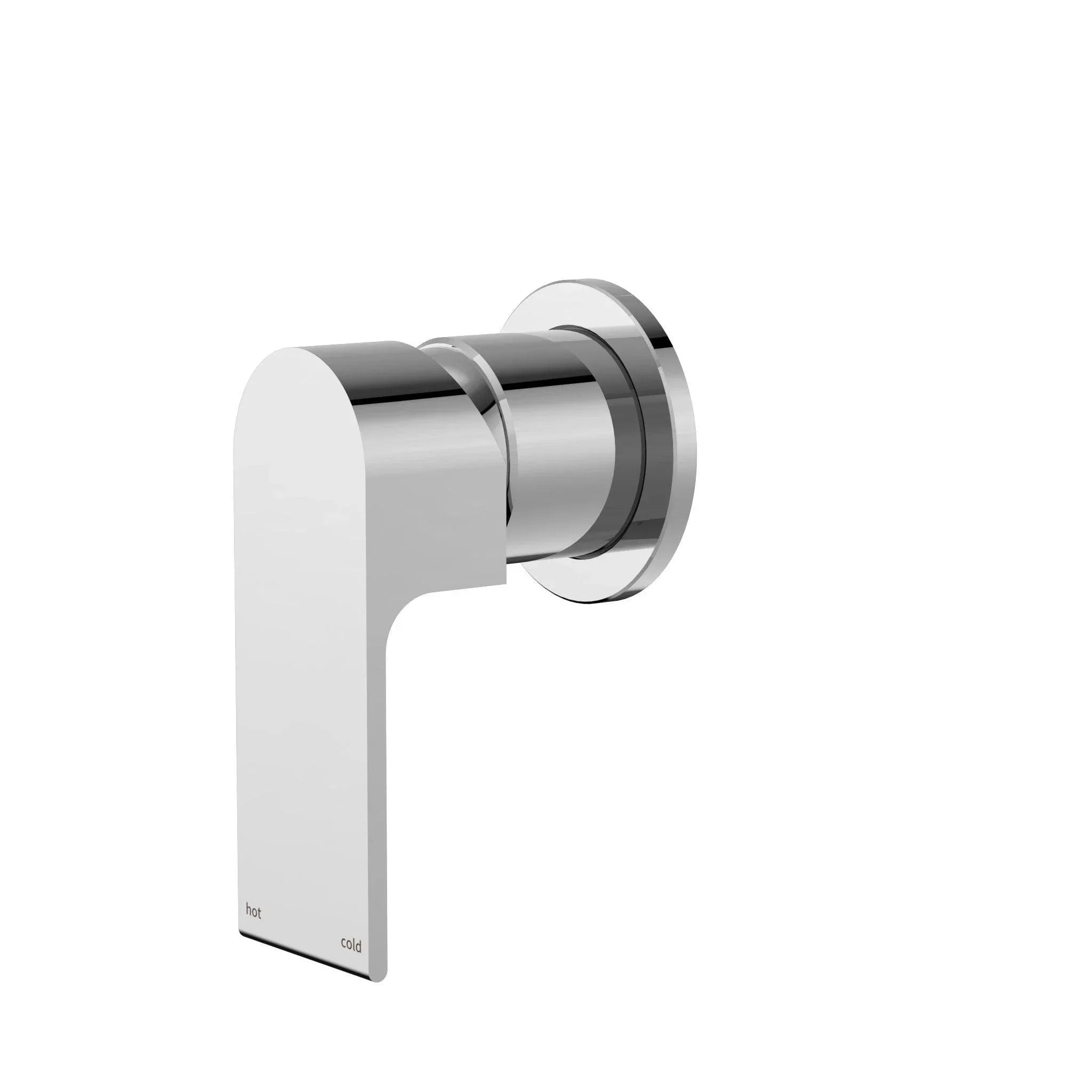 NERO BIANCA SHOWER MIXER 60MM PLATE CHROME - Ideal Bathroom CentreNR321511HCH