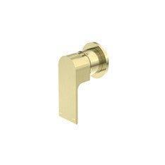 NERO BIANCA SHOWER MIXER 80MM PLATE BRUSHED GOLD - Ideal Bathroom CentreNR321511DBG