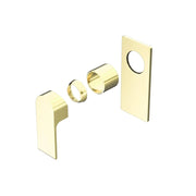 NERO BIANCA SHOWER MIXER TRIM KITS ONLY BRUSHED GOLD - Ideal Bathroom CentreNR321511TBG