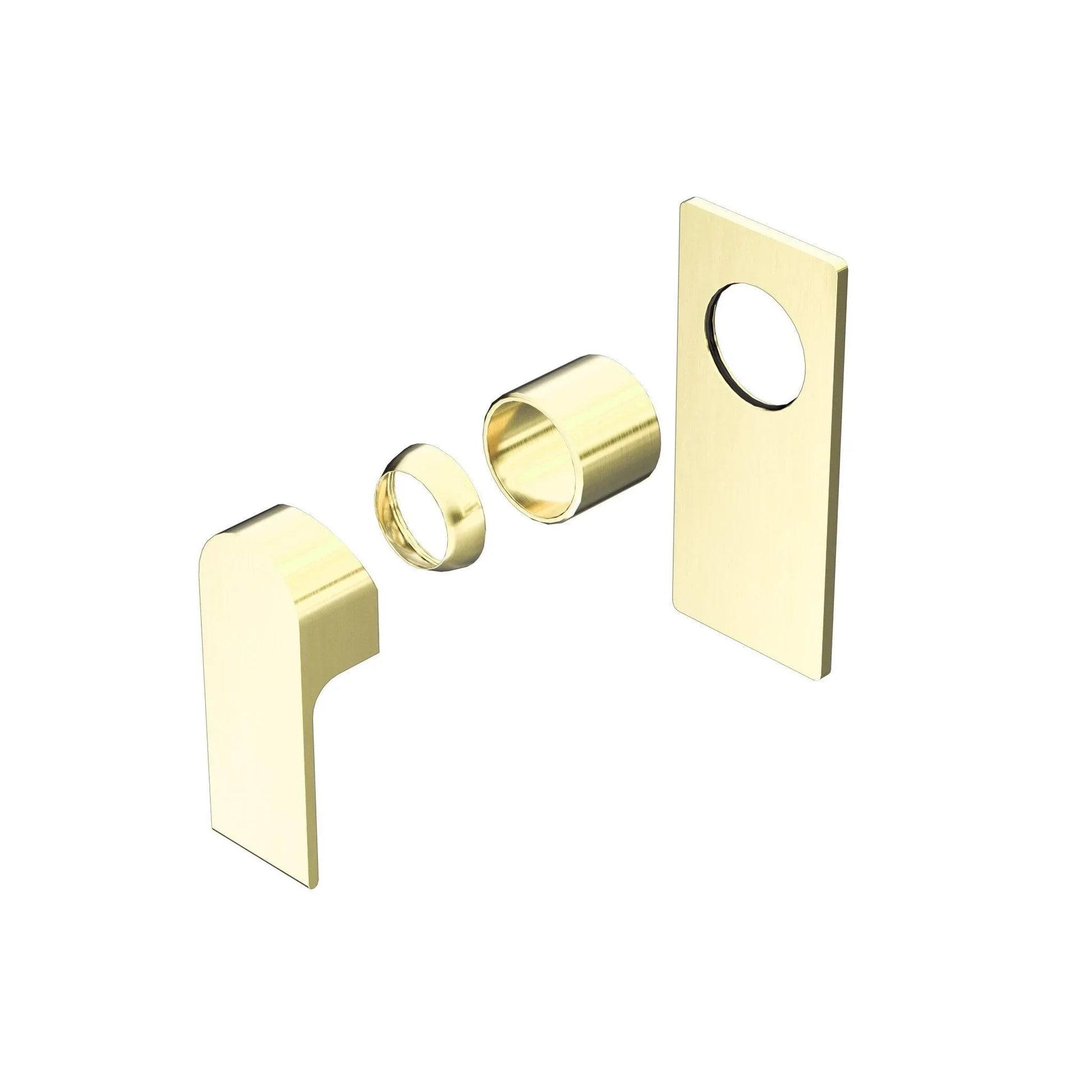 NERO BIANCA SHOWER MIXER TRIM KITS ONLY BRUSHED GOLD - Ideal Bathroom CentreNR321511TBG