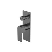 NERO BIANCA SHOWER MIXER WITH DIVERTOR GUN METAL - Ideal Bathroom CentreNR321511AGM