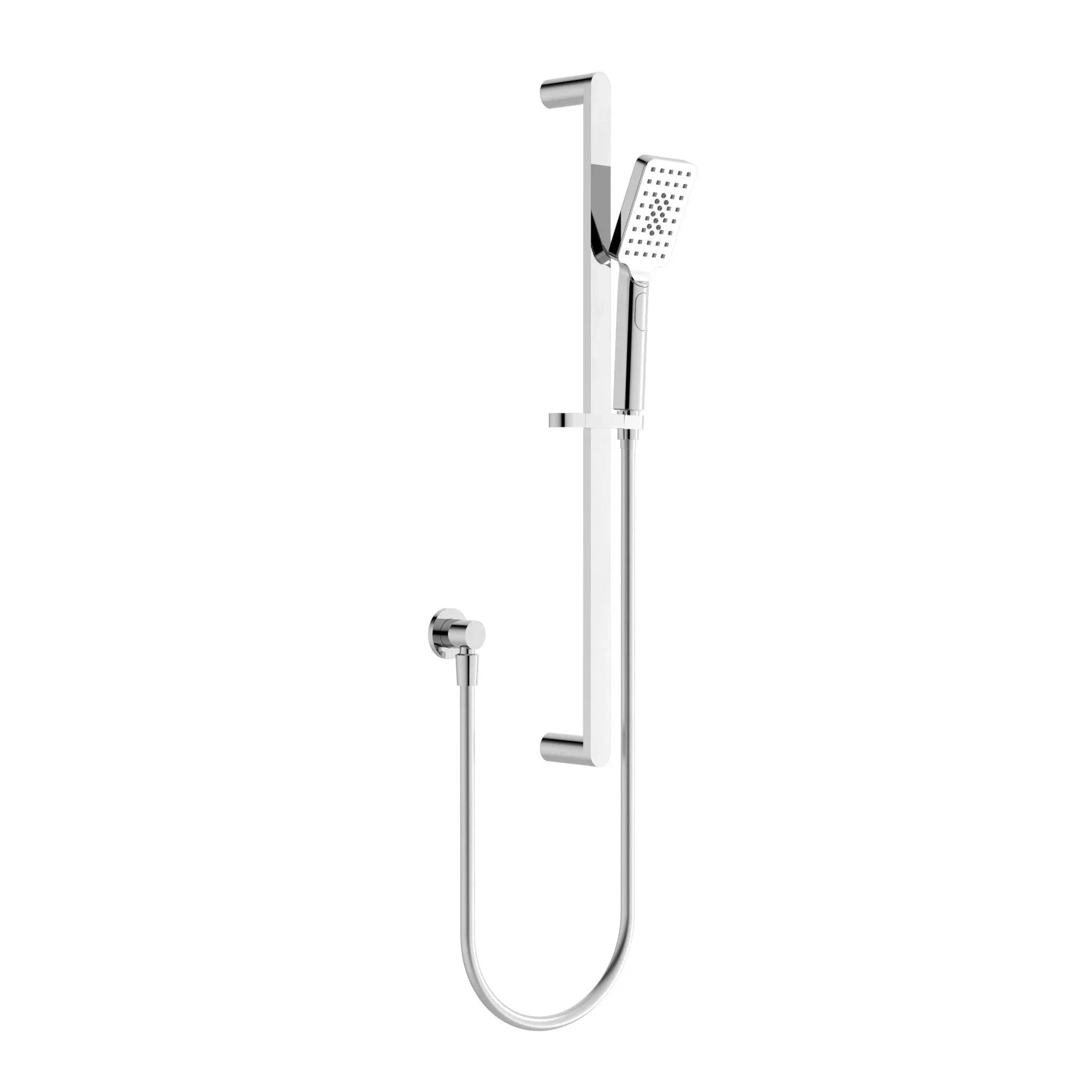 NERO BIANCA SHOWER RAIL CHROME - Ideal Bathroom CentreNR30803CH