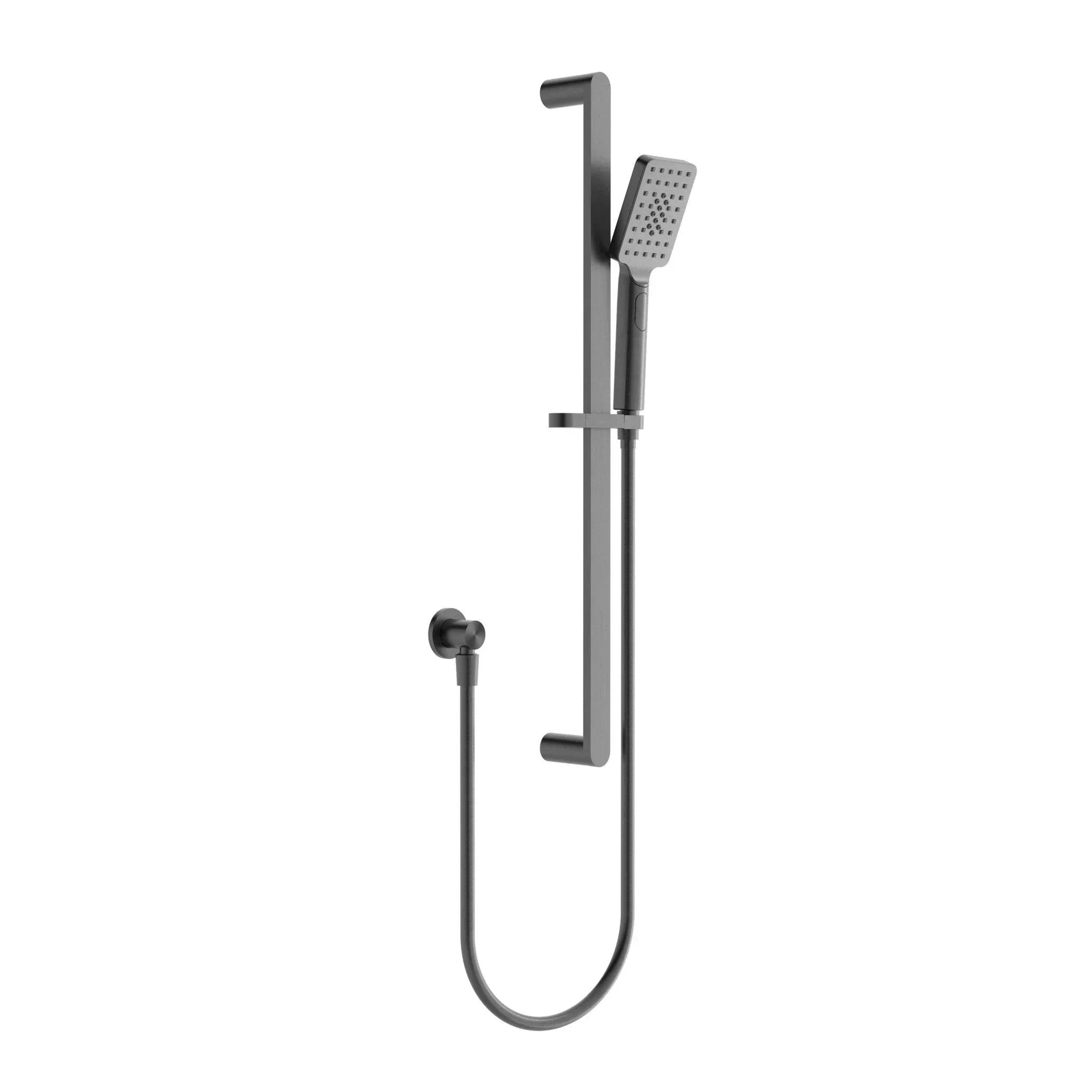 NERO BIANCA SHOWER RAIL GUN METAL - Ideal Bathroom CentreNR30803GM